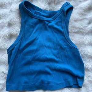 Blue Sleeveless Women's Top